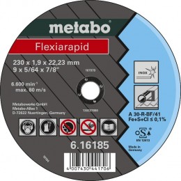 Lõikeketas Flexiarapid Inox 230x1,9mm, Metabo
