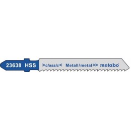 Tikksaetera metallile 2,0/50 mm, HSS - 5tk, Metabo