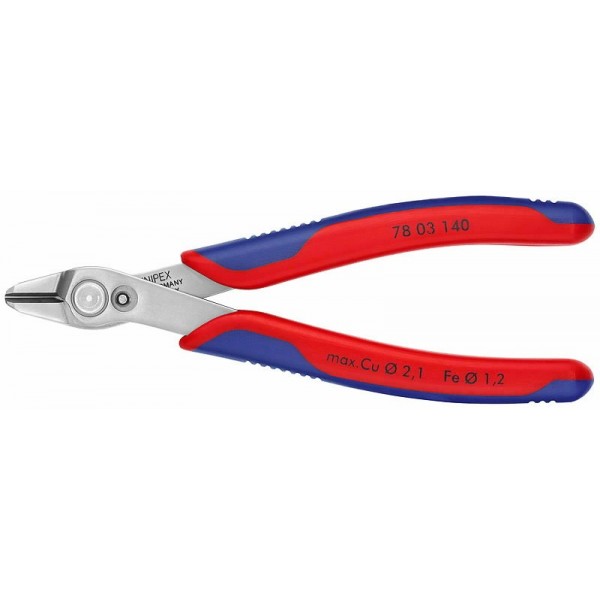 Külglõiketangid Super Knips XL INOX 140mm D2,1mm vedruga, Knipex