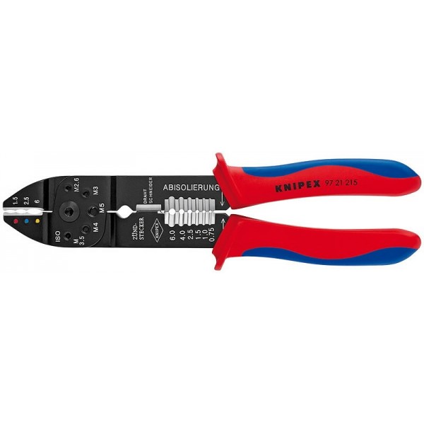 Universaalsed klemmitangid 0,5-6,0mm2 isoleeritud ühendused, Knipex