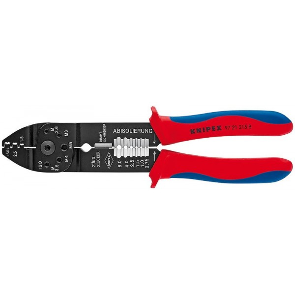 Universaalsed klemmitangid 0,5-2,5mm2 isoleerimata ühendused, Knipex