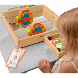 Набор разноцветных деревянных кубиков для детей 24 Masterkidz