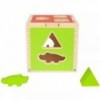 Tooky mänguasi puidust sorteerija Harivad kuubikud loomad geomeetrilised figuurid