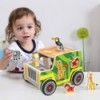 TOOKY TOY Puidust Jeep Safari Sorter Car