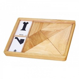 Viga Tangram Деревянная игра-головоломка Пазл Блоки Логические