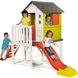 Smoby Domek ja pilach Playground Slide