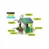 Садовый домик FEBER Eco Feeder Разделение мусора Имитация солнечной батареи