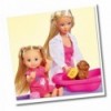 SIMBA Set Doll Steffi Veterinarian + EVI 35 Elements