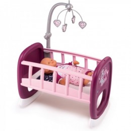 Детская кроватка Smoby Cradle с каруселью Baby Nurse