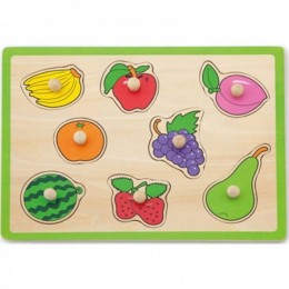 Деревянный пазл с фруктами Viga Toys Puzzle