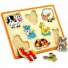 Деревянная головоломка Farm Viga Toys Puzzle