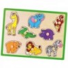 Puidust Pusle Loomad ZOO Puzzle Viga Mänguasjad