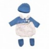 Комплект одежды для кукол WOOPIE Шапочка-платье 43-46 см Синий