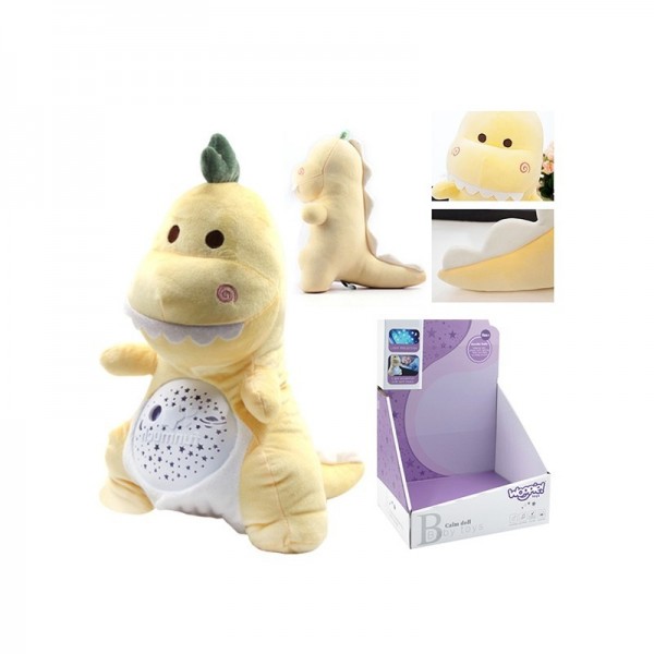 WOOPIE Cuddly 2-in-1 projektor Dino magamiskoht