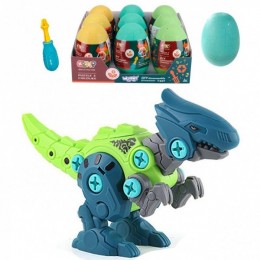 WOOPIE Rolling in Egg Dinosaur Raptor Construction Kit + Отвертка