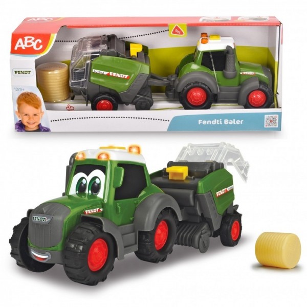 DICKIE ABC Happy Fendt Traktor ja pressimismasin