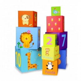 CLASSIC WORLD Magic Box Ehitusklotsid Puzzle Tower Box Hariv mänguasi