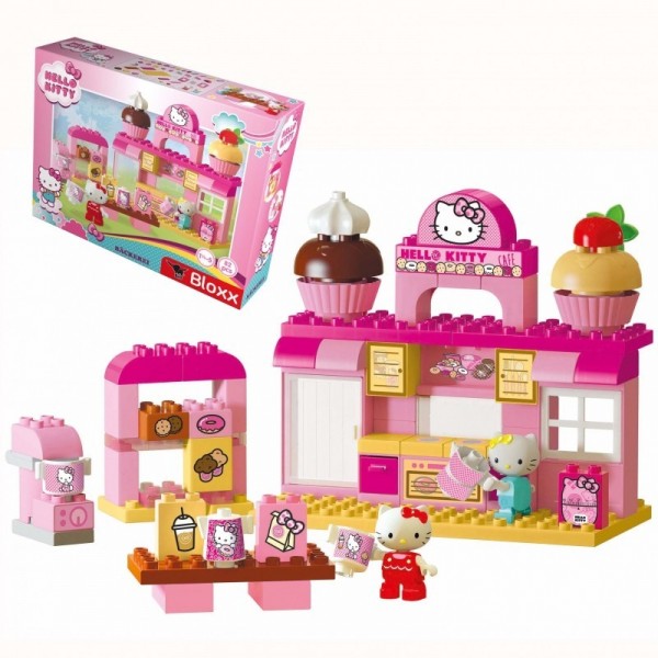 BIG Klocki Hello Kitty kondiitritooted + 2 figuuri (82 tk.)