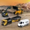 MAJORETTE Creatix Volvo Construction Kit + 5 автомобилей