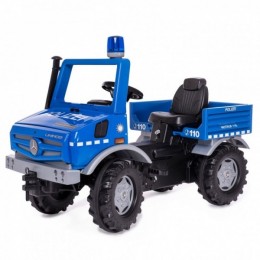 Rolly Toys Truck Pedal auto Unimog Merc-Benz Police