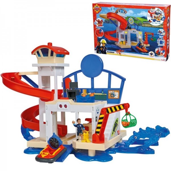 SIMBA Fireman Sam Ocean Station Спасательная станция Статуэтка Понтон