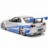 JADA kiire ja vihane Briani Nissan Skyline GTR 1:24 auto