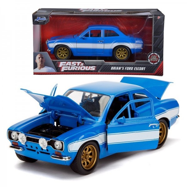 JADA Fast and Furious Ford Escort Брайана 1974 1:24 Автомобиль