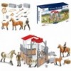 WOOPIE komplekt Stable Horse Pen Figuurid 18 el.