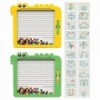 WOOPIE magnettahvel lastele Montessori MagPad dinosaurus