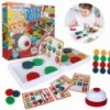 WOOPIE mustriga pusle Puslemäng PUCK PUZZLE 3+