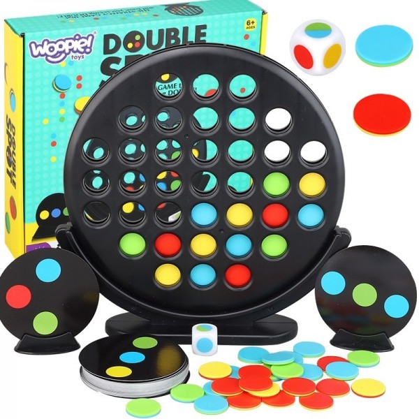 Настольная игра WOOPIE Strategy 3 in Line Sprinkles Double Spot 6+