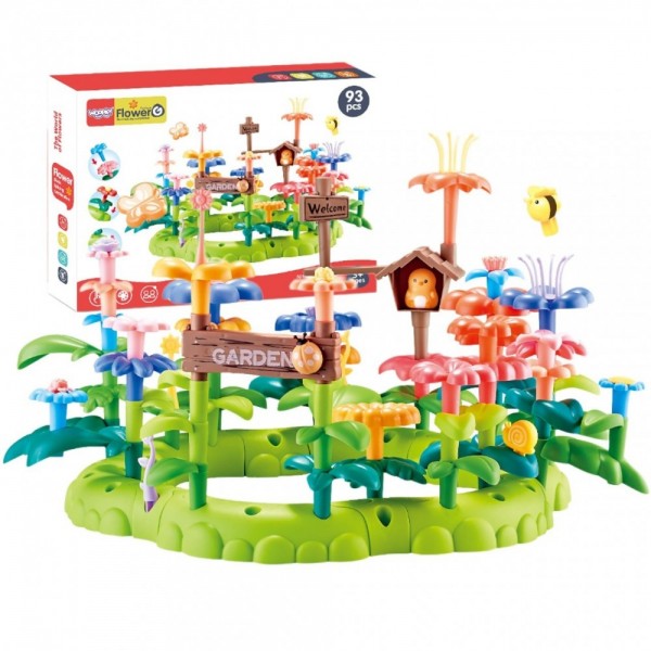 Конструкторы WOOPIE Montessori Magic Garden XXL 93 шт.