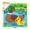 Деревянные пазлы VIGA Handy Ducks 9 элементов